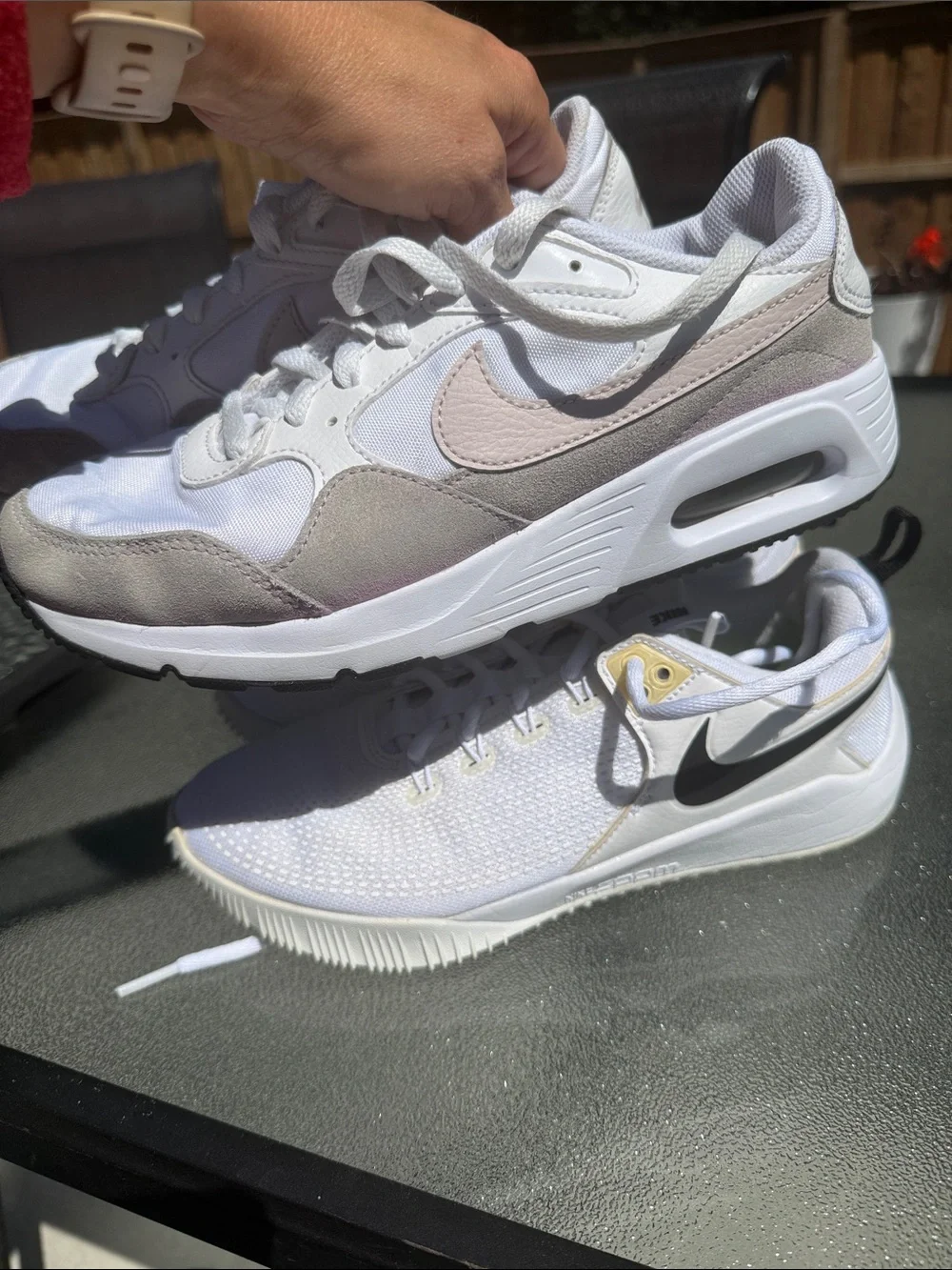 Nike Women's Zoom HyperAce 2 Volleyball Shoes 8 size and Nike air shoes 8.5size